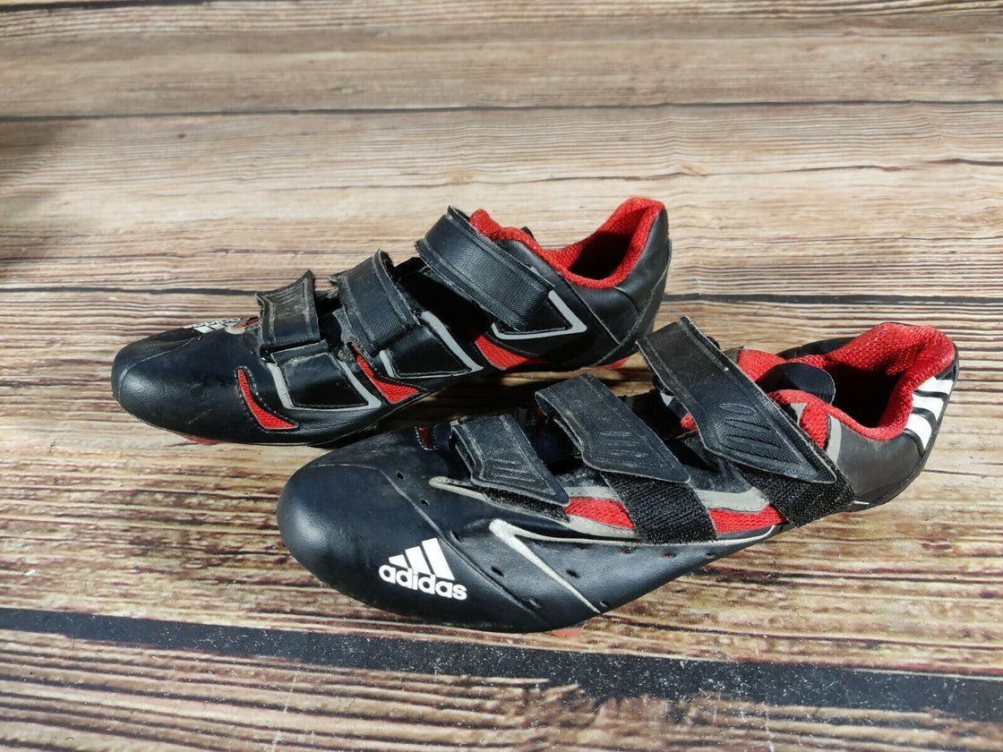 Adidas Road Cycling Shoes Bicycle Biking Shoes Size EU42 2/3 US9 with Cleats