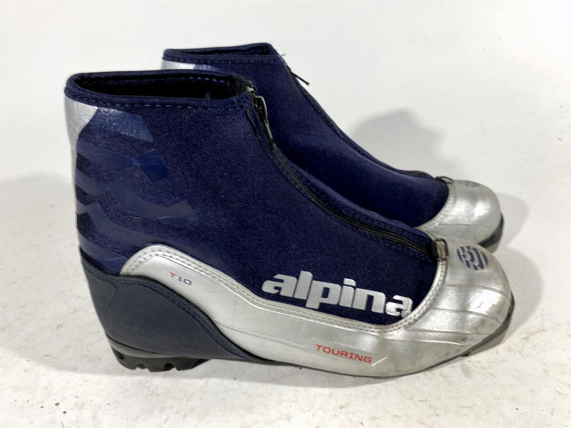 Alpina T10 Nordic Cross Country Classic Ski Boots Size EU38 US6 for NNN 114