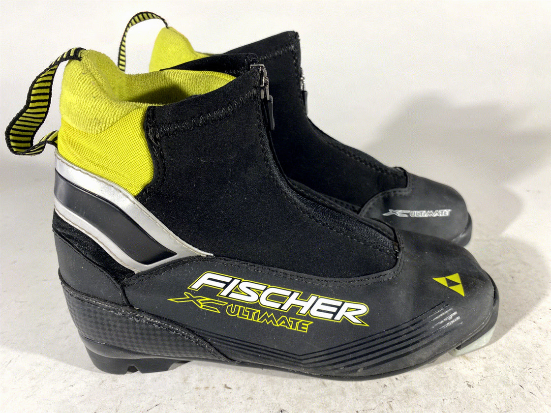 Fischer Ultimate Nordic Cross Country Ski Boots Size EU37 US5.5 NNN