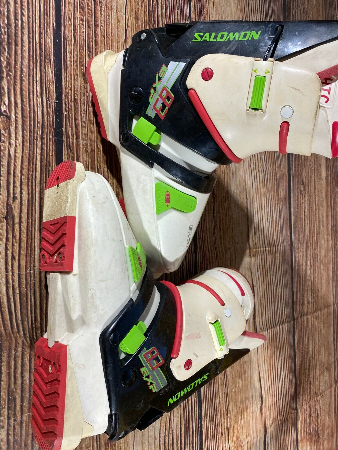 SALOMON Vintage Alpine Ski Boots Size Mondo 270 mm, Outer Sole 321 mm RARE DH18