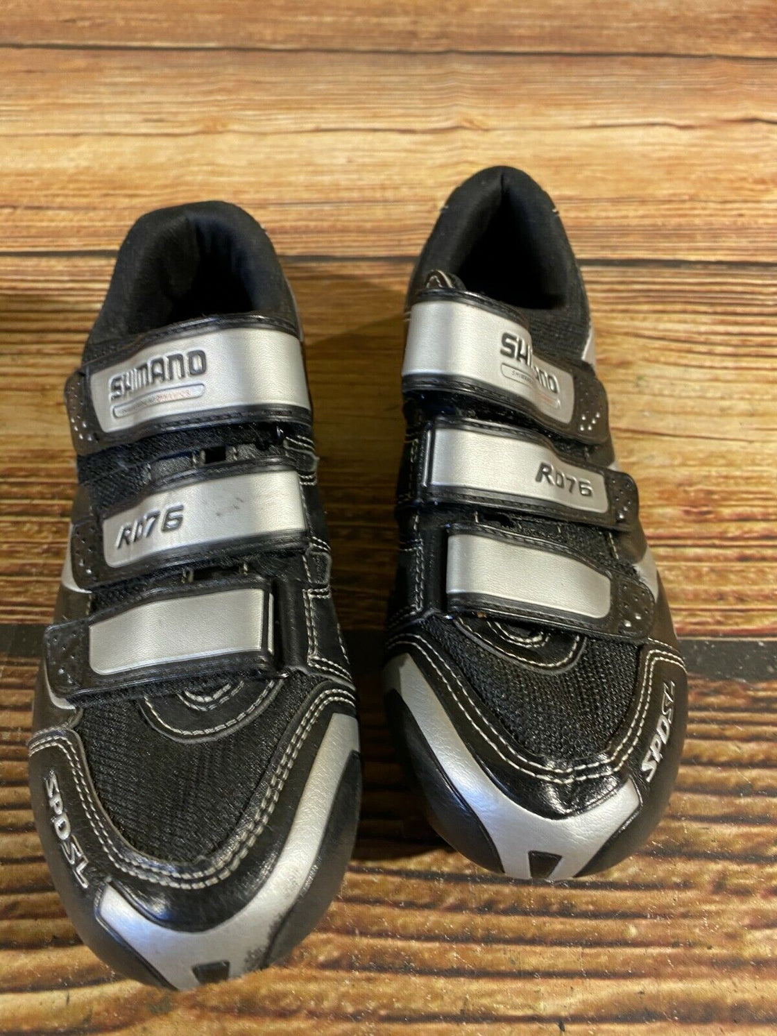 SHIMANO R076 Road Cycling Shoes Biking Boots 3 Bolts Size EU41, US7.6