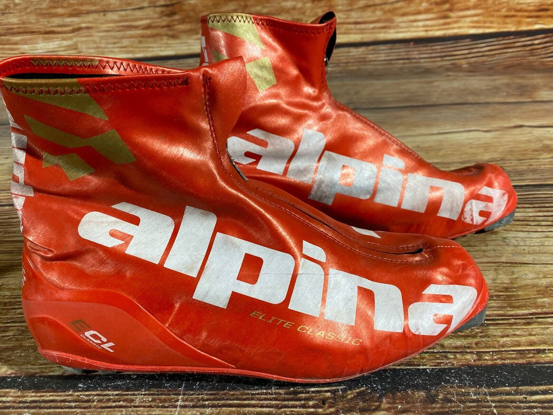 Alpina ECL Elite Nordic Cross Country Ski Boots Size EU42 US9 for NNN