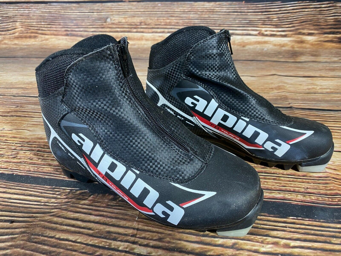 Alpina T8 Touring Nordic Cross Country Ski Boots Size EU36 US4.5 NNN