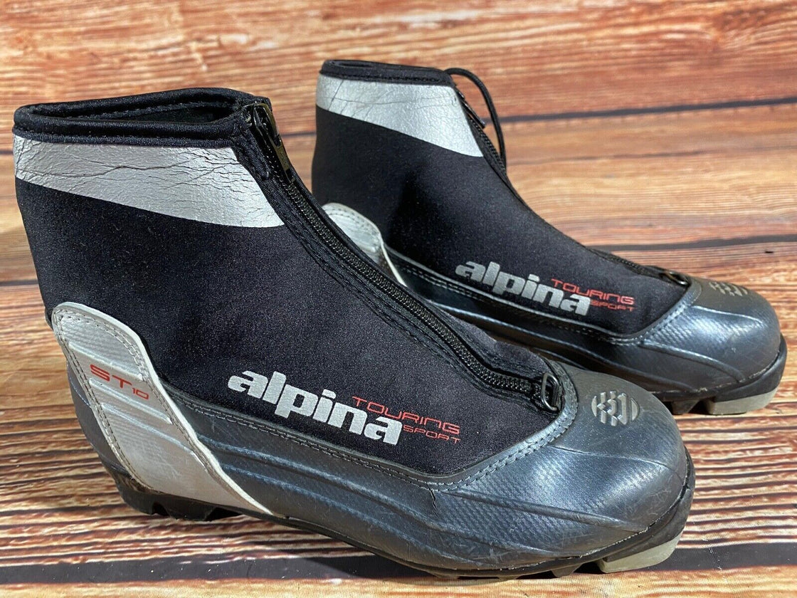 Alpina ST10jr Kids Nordic Cross Country Ski Boots Size EU36 US4.5 NNN A-1171