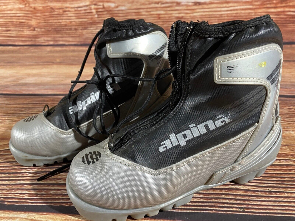 Alpina ST30jr Kids Nordic Cross Country Ski Boots Size EU31 US12.5 NNN A-1280