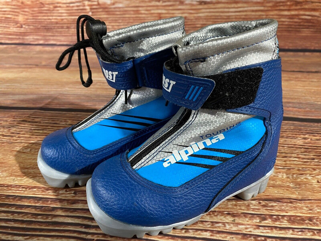 Alpina Frost Nordic Cross Country Ski Boots Kids Size EU26 US9 NNN A-1101