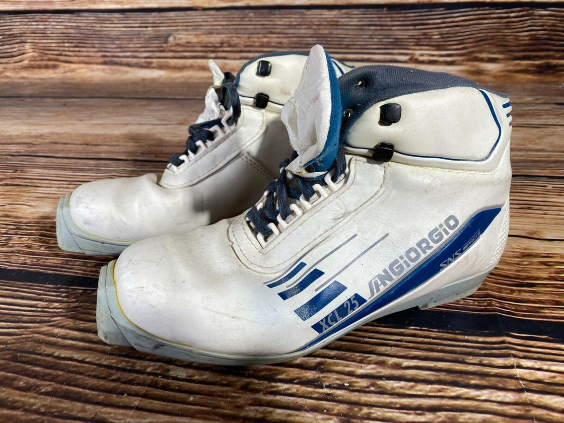 San Giorgio XCL25 Nordic Cross Country Ski Boots Size EU41 US8 SNS Profil