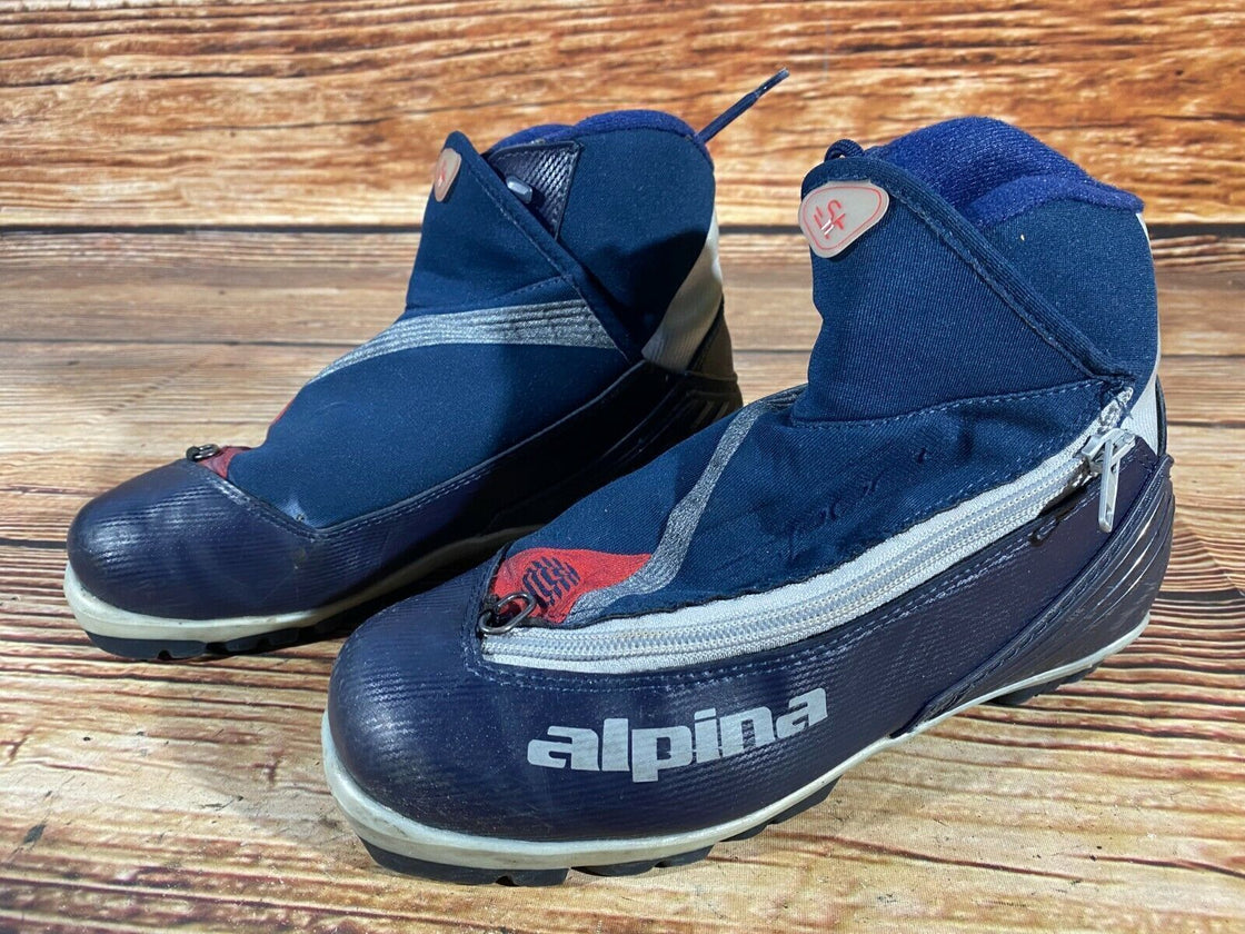 Alpina ST11 Nordic Cross Country Ski Boots Size EU38 US6 NNN bindings