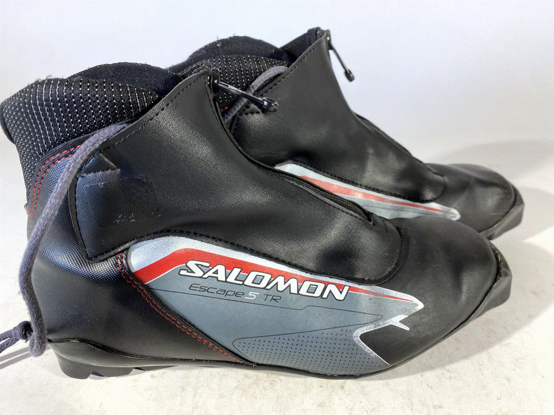 SALOMON Escape 5 Nordic Cross Country Ski Boots Size EU43 1/3 US9.5 SNS Pilot