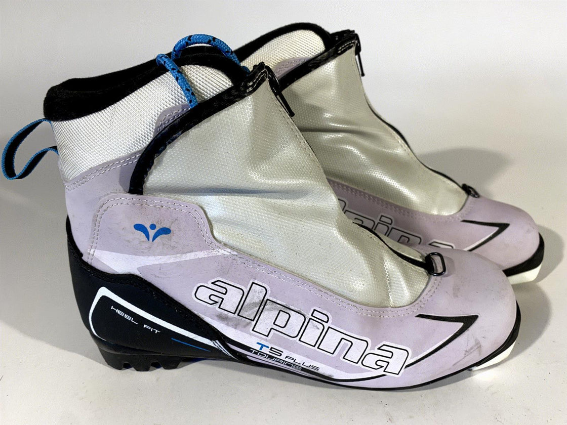 Alpina T5 Plus Nordic Cross Country Nordic Ski Boots Size EU39 US7 NNN