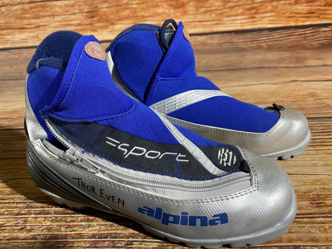 Alpina ST11j Nordic Cross Country Ski Boots Size EU37 US5.5 for NNN