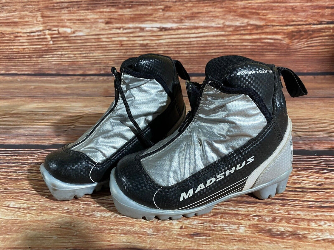 Madshus Super race Kids Nordic Cross Country Ski Boots Size EU29 US11 NNN M186