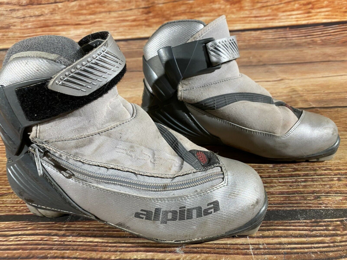 Alpina Nordic Cross Country Ski Boots Size EU37 US5 for NNN