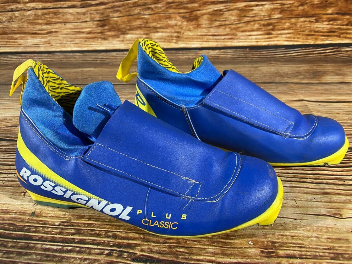 Rossignol Plus Classic Nordic Cross Country Ski Boots Size EU42 US9 NNN