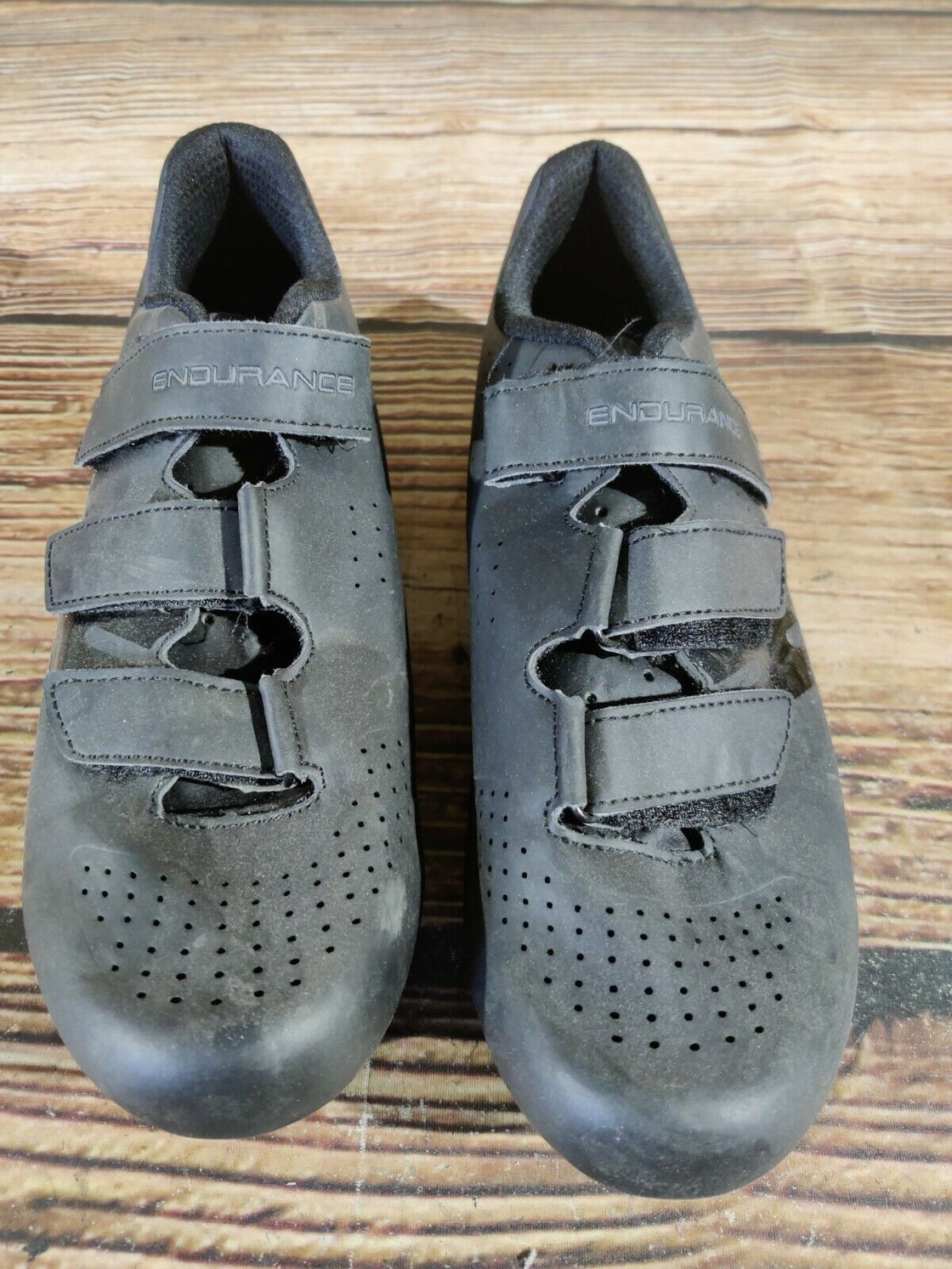 ENDURANCE Road Cycling Shoes Biking Boots 3 Bolts Size EU42, US8.5