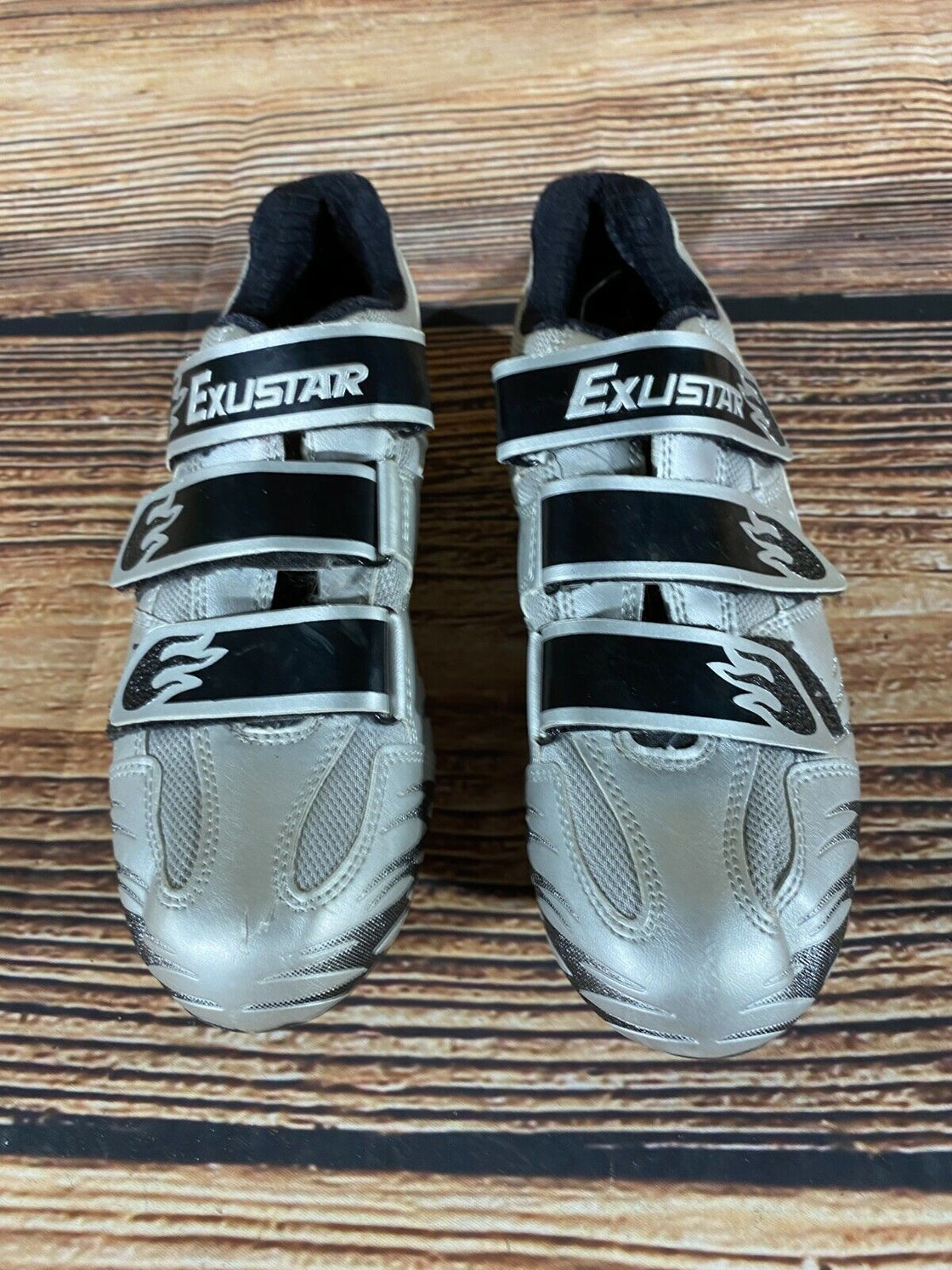 EXUS Road Cycling Shoes Biking Boots 3 Bolts Size EU39, US6.5, Mondo 250