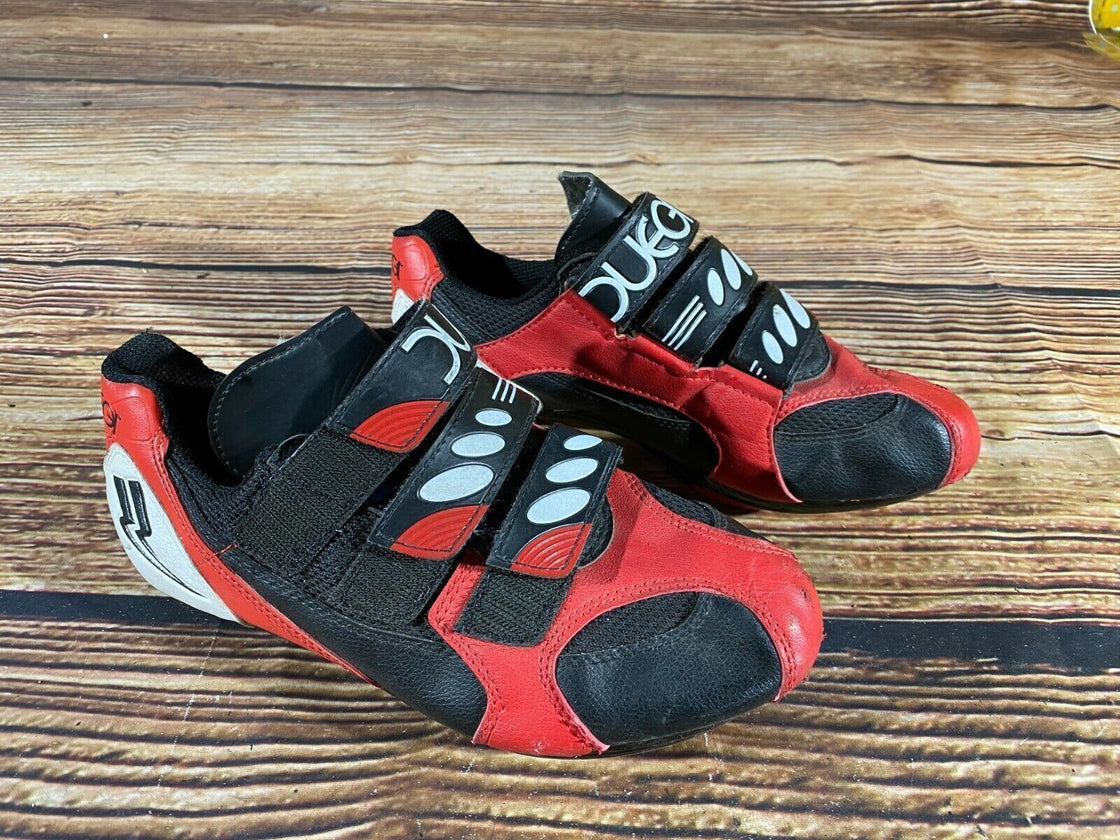 DUEGI Vintage Road Cycling Shoes Clipless approx. Size EU 37 with cleats