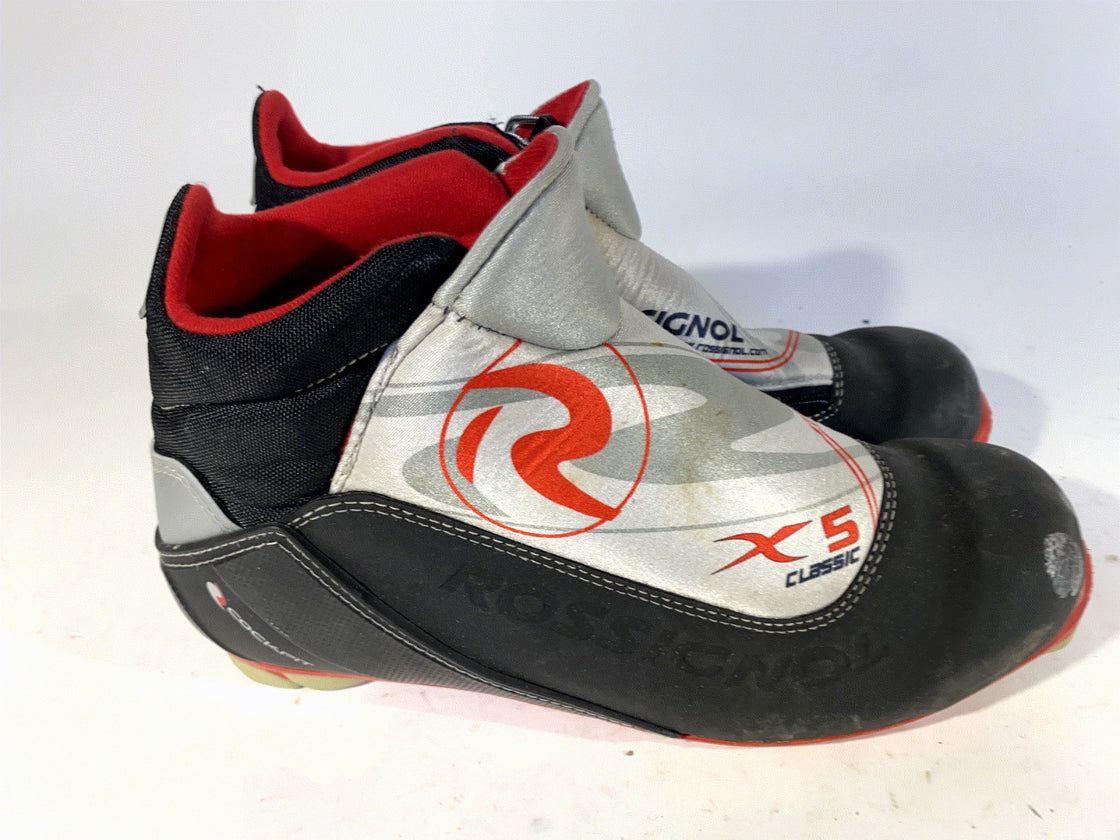 Rossignol X-5 Classic Nordic Cross Country Ski Boots Size EU44 US10.5 NNN 64