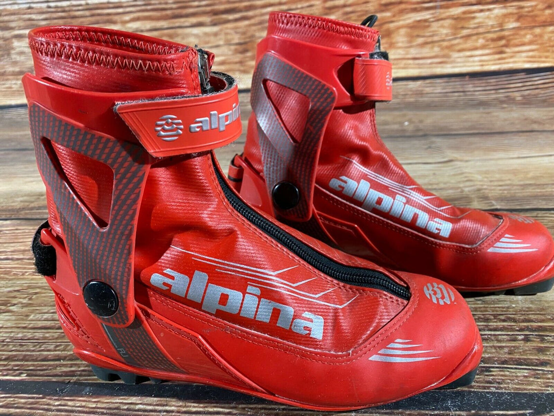 Alpina RJ Nordic Cross Country Ski Boots Size EU37 US5 for NNN