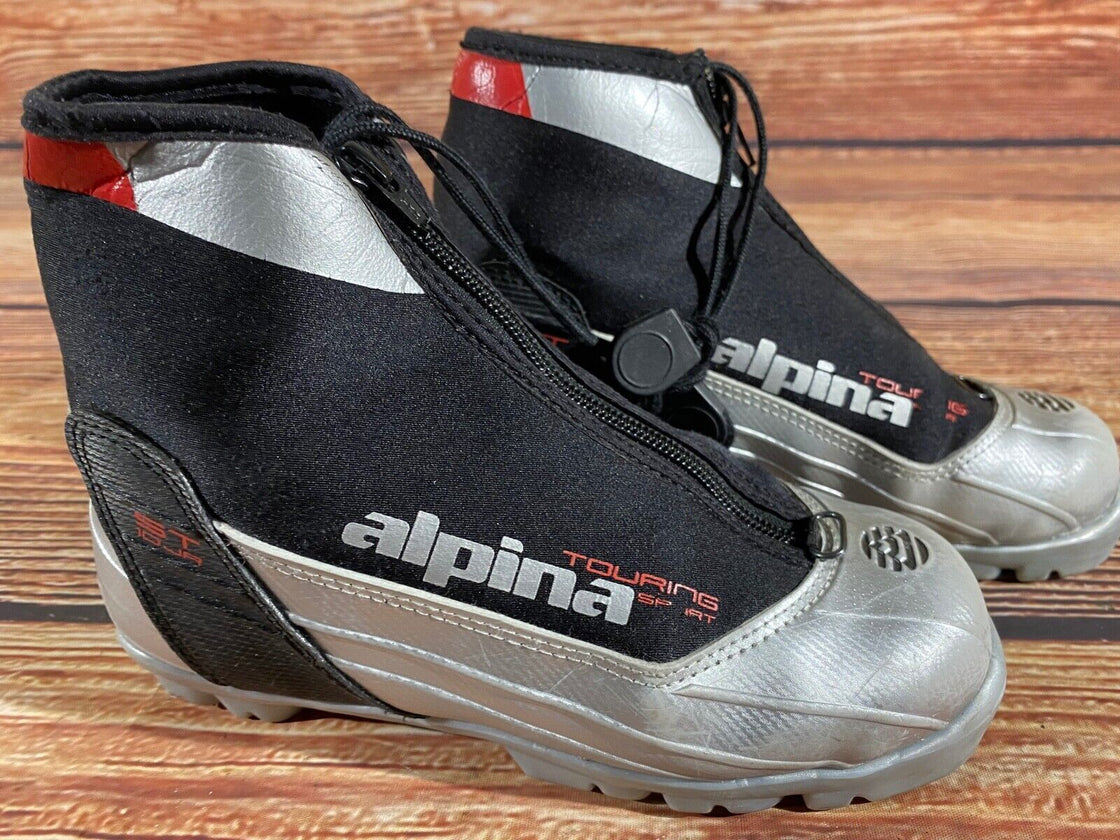 Alpina ST10jr Kids Nordic Cross Country Ski Boots Size EU34 US3 NNN A-1276