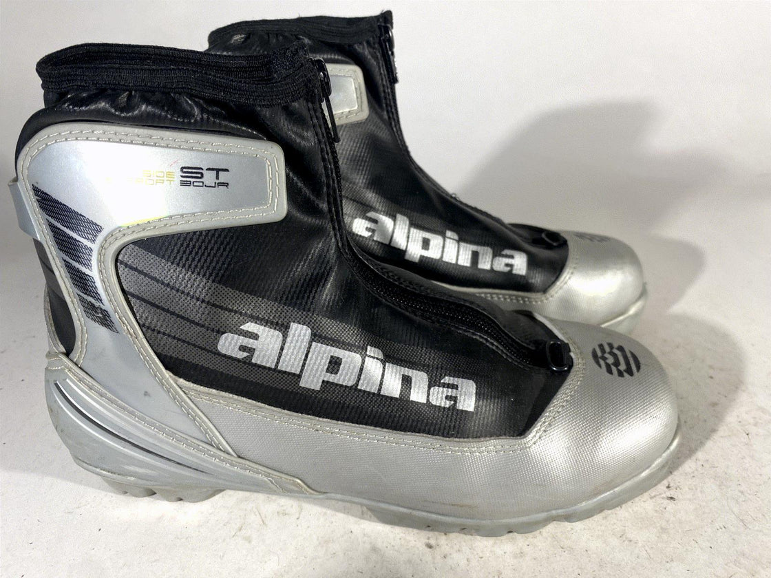 Alpina ST30jr Nordic Cross Country Ski Boots Size EU40 US7.5 for NNN 961