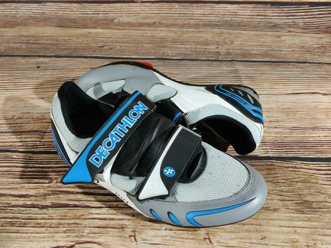 DECATHLON Vintage Road Cycling Shoes Road Bike Boots 3 Bolts Size EU43, US9