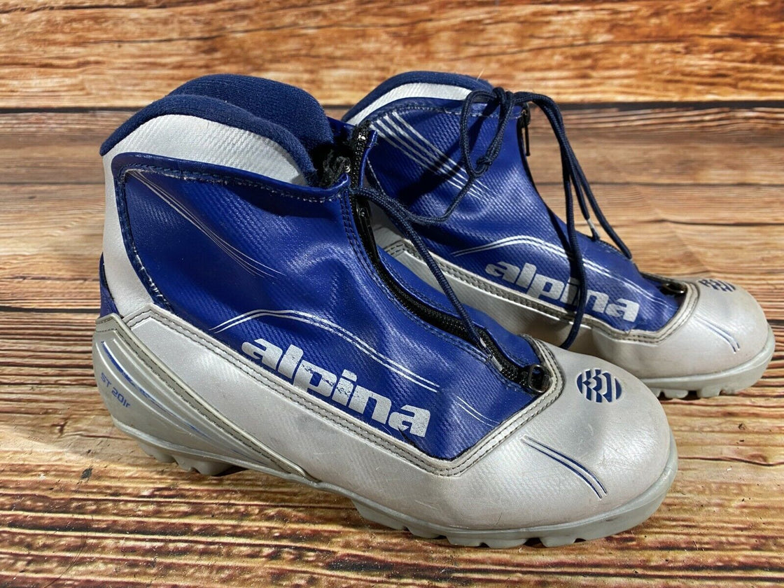 Alpina ST20 JR Nordic Cross Country Ski Boots Size EU38 US6 for NNN bindings