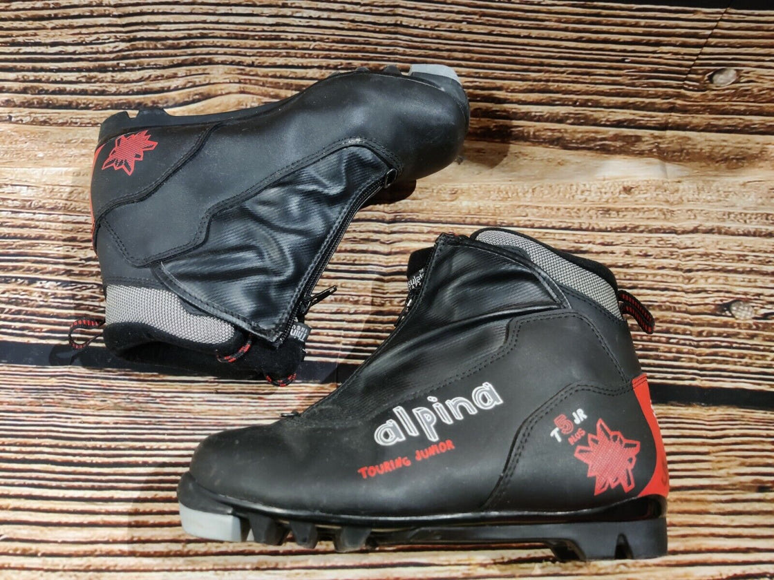 Alpina T5 Plus Nordic Cross Country Ski Boots Touring Size EU37 US5 NNN