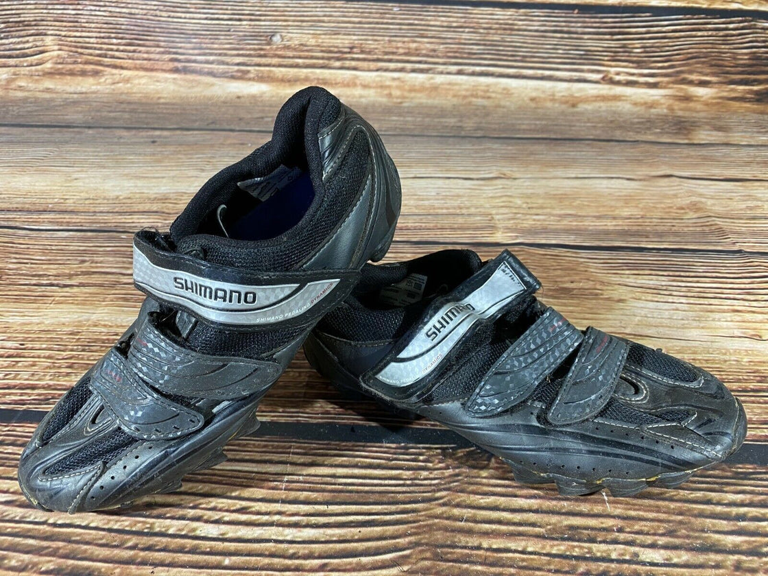 SHIMANO M077 Cycling MTB Shoes Size EU 40 without Cleats and Cleat Inserts