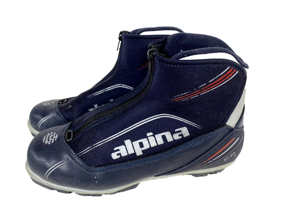 Alpina ST20 Classic Nordic Cross Country Ski Boots Size EU42 US9 NNN 99