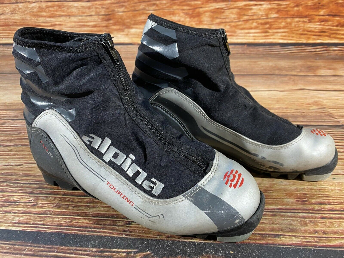 Alpina T10 JR Nordic Cross Country Ski Boots Size EU37 US5 for NNN