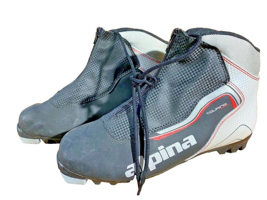 Alpina Touring Nordic Cross Country Ski Boots Size EU42 US9 for NNN bindings