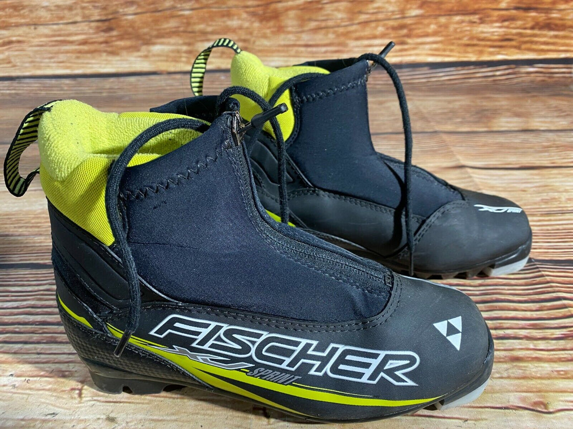 Fischer XJ Sprint Cross Country Classic Ski Boots Size EU36 US4.5 NNN