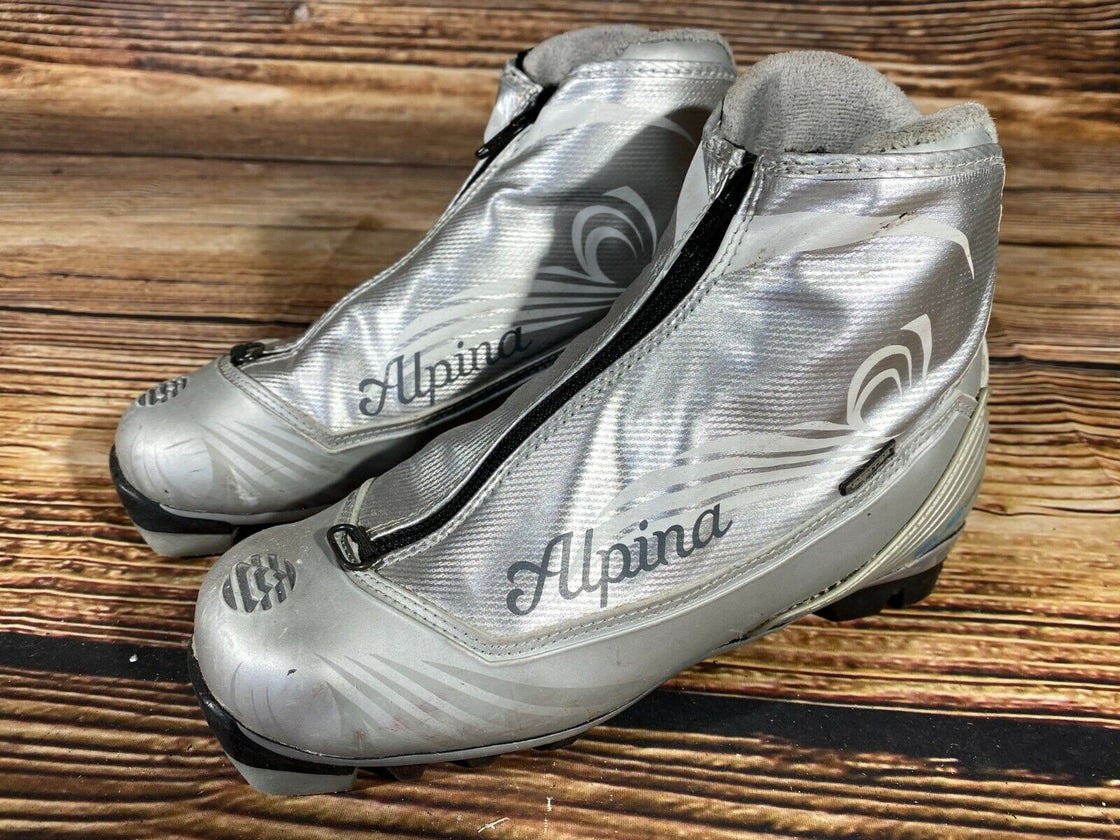 Alpina EVE 28G Nordic Cross Country Ski Boots Size EU37 US5.5 for NNN bindings