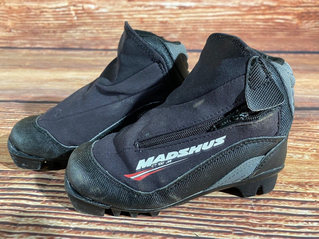 Madshus CT100 Jr Kids Nordic Cross Country Ski Boots Size EU28 US10.5 NNN M204