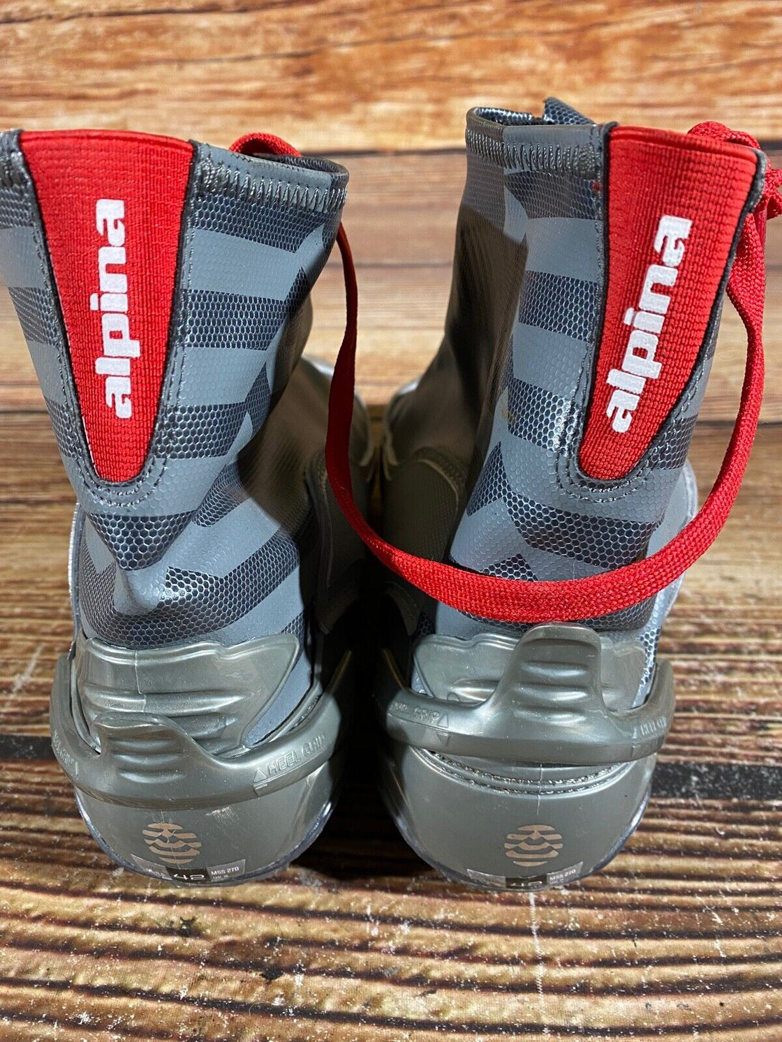 Alpina SCL Nordic Cross Country Ski Boots Size EU42 US9 for NNN