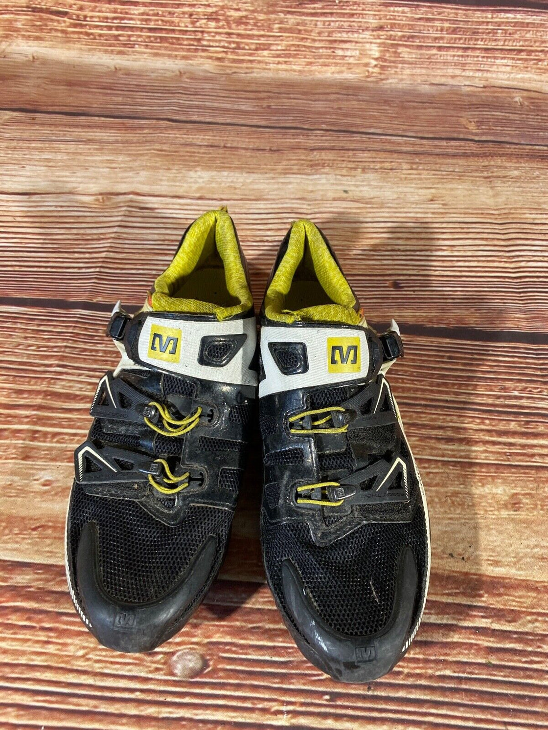 MAVIC Carbon Road Cycling Shoes 3 Bolts Unisex Size EU42 2/3  US9 Mondo 270