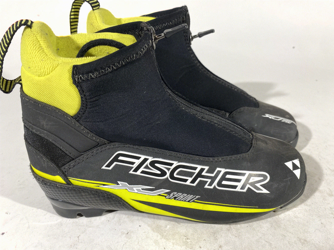 Fischer XJ Sprint Nordic Cross Country Ski Boots Size EU37 US5 NNN