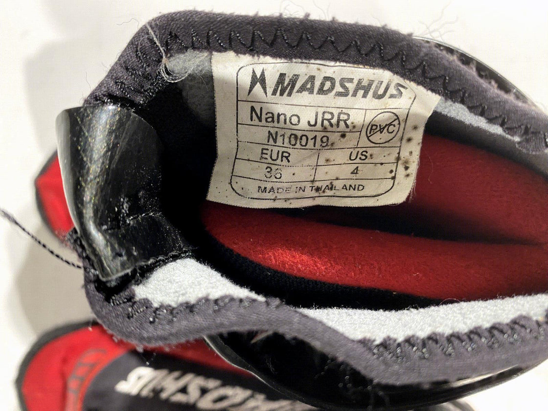 Madshus Nano JRR Nordic Cross Country Ski Boots Size EU36 US4 NNN Rottefella