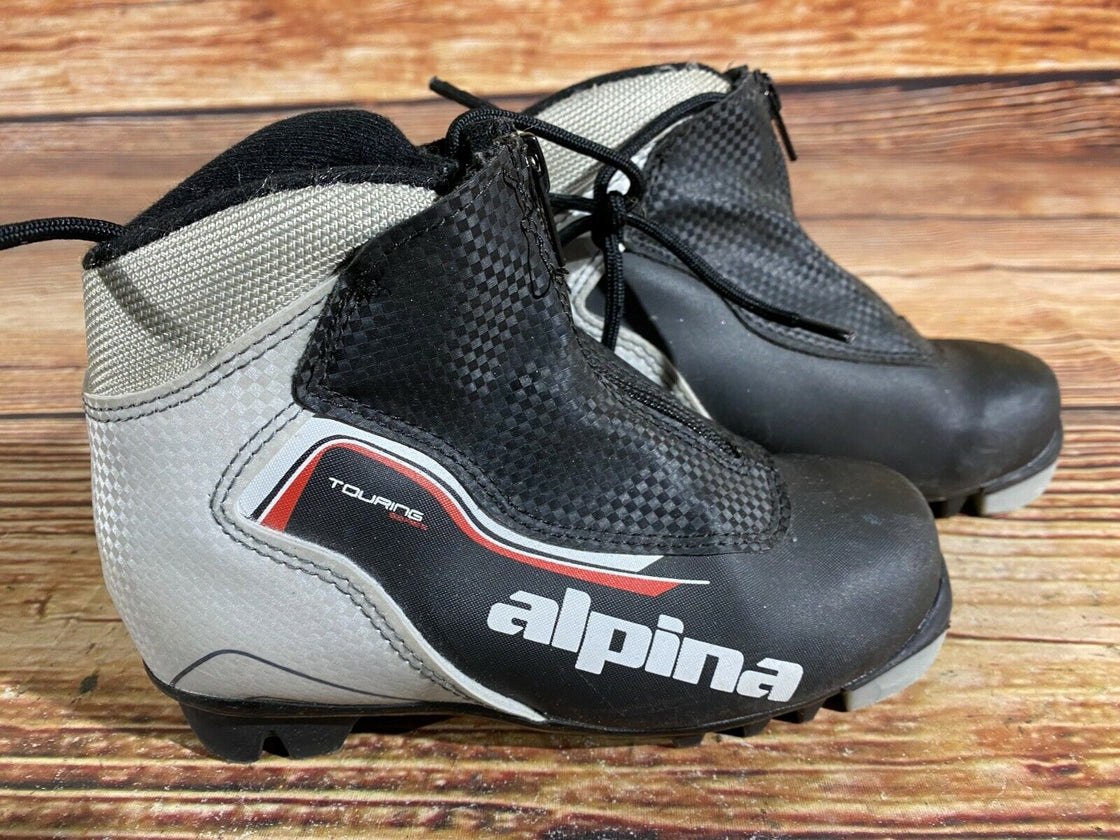 Alpina Touring Kids Nordic Cross Country Ski Boots Size EU30 US12 for NNN A-56