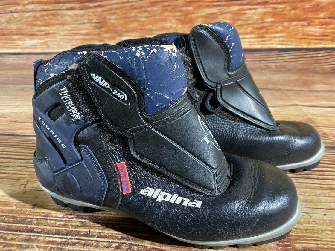 Alpina 240 Nordic Cross Country Ski Boots Size EU37 US5 for NNN