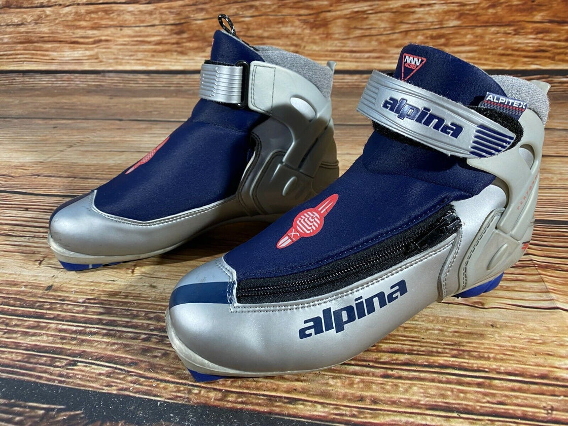 Alpina 438 Nordic Cross Country Ski Boots Size EU37 US5 NNN bindings