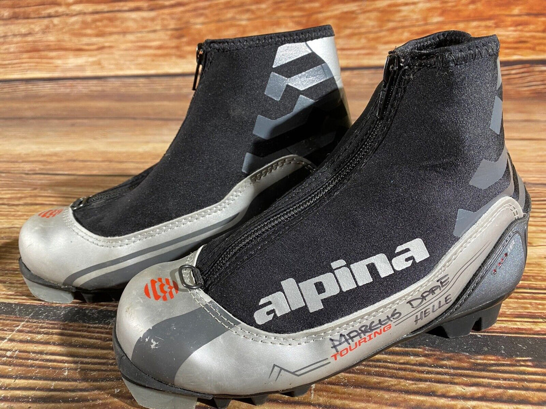 Alpina T10jr Kids Nordic Cross Country Ski Boots Size EU33 US2 NNN A-881