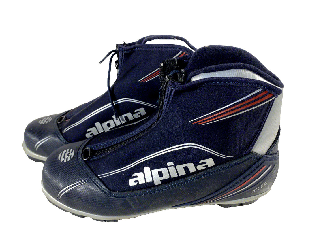 Alpina ST20 Nordic Cross Country Classic Ski Boots Size EU41 US8 for NNN 516