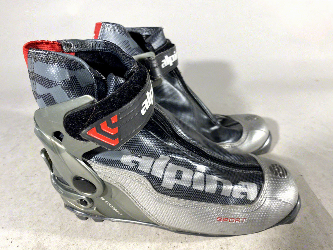 Alpina S Combi Nordic Cross Country Ski Boots Size EU36 US4.5 for NNN