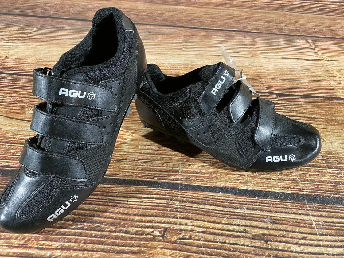 AGU New Cycling MTB Shoes Mountain Biking 2 Bolts Size EU43, US9.5, Mondo 272