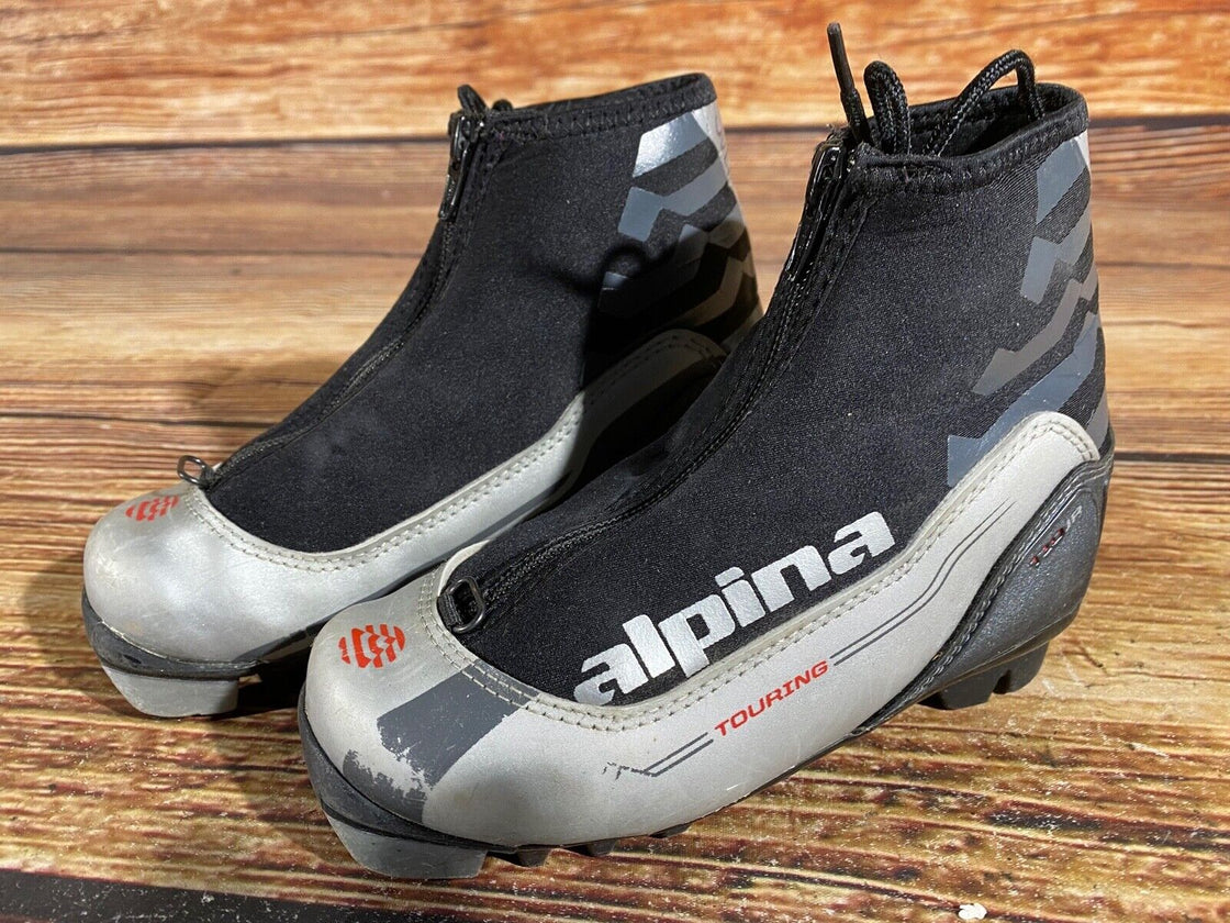 Alpina T10jr Nordic Cross Country Ski Boots Kids Size EU31 US12.5 for NNN A-612