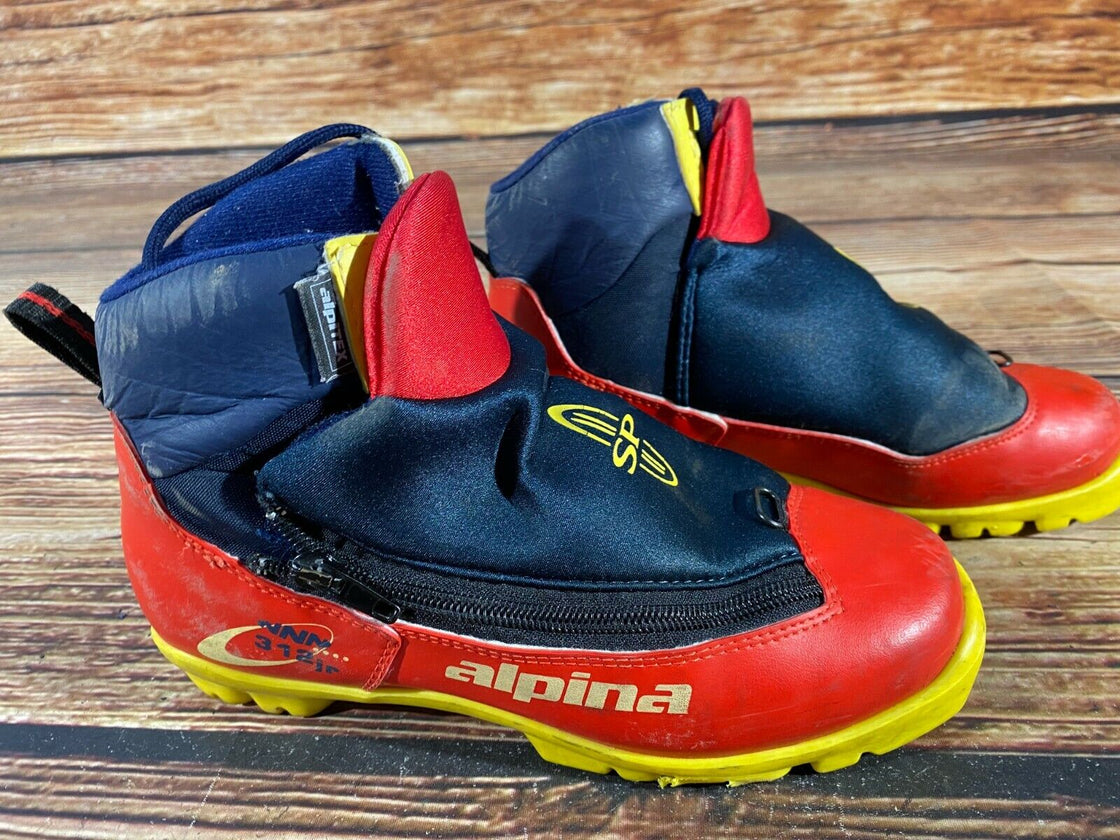 Alpina 312 Jr Nordic Cross Country Ski Boots Size EU37 US5 NNN