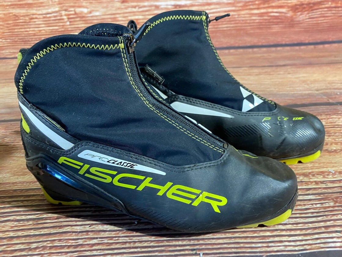 Fischer PRC Classic Nordic Cross Country Ski Boots Size EU39 US7 NNN