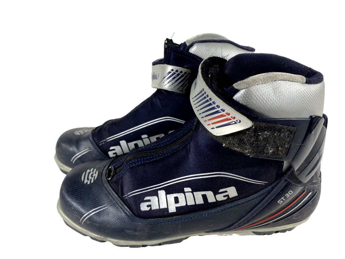 Alpina ST30 Combi Nordic Cross Country Ski Boots Size EU42 US9 for NNN 220